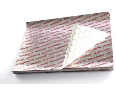 Aluminium Foil Burger Wrapping Paper with Honey Comb