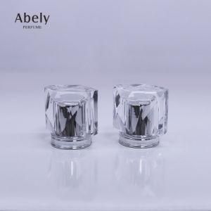 High-Glass Acrylic Cap with Perfume Packaging Glass Bottles Design