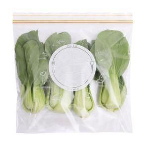 Freezer Ziplock Bags Waterproof Reusable Nut Slide Double Zipper Food Packaging Bag with Logo
