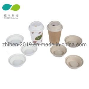 Eco Friendly Disposable Compostable Bagasse Coffee Cup Lid