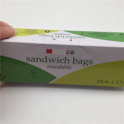 LDPE Double Zipper Plastic Packing Bag Food