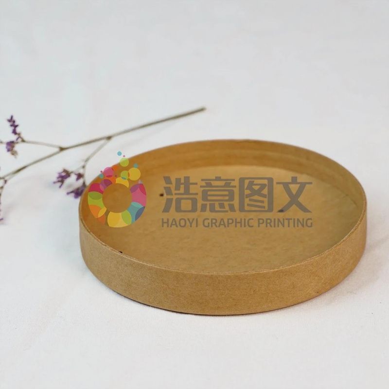 China Wholesale Corporation Disposable Paper Cover Round Kraft Paper Packaging