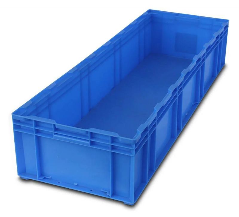 HP113c Plastic Turnover Logistics Container Box HP Standard Auto Parts Logistic Box Durable Opaque Plastic Storage Boxes