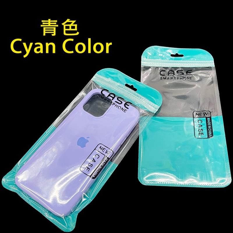 Cellphone Cover Plastic Bag with Printed Mobile Case Zipper Bag