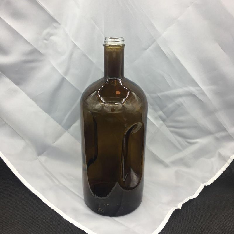 Hoson China Supply High temperature Decaling 1500ml 1750 Ml 3000ml Glass Bottle Vodka Whiskey Rum 150cl 175cl 3L