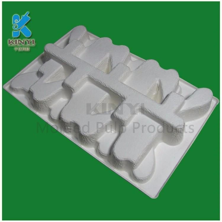 Customized Pulp Paper Mould Packaging Product Insert Tray for Device