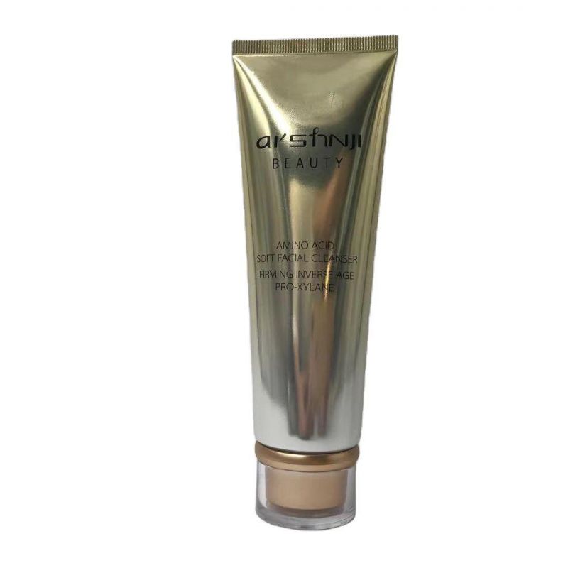 Aluminum Plastic Laminated Facial Cleanser Package Tube with Acrylic Lid