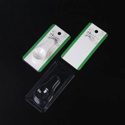 Disposable Plastic Clamshell Clear Edgefold Sliding Blister Card Packaging