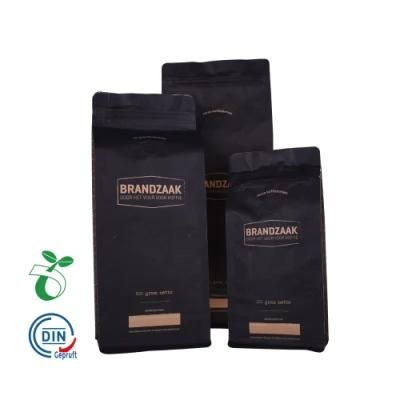 Recyclable Custom Printed Paper Coffee Bag with Valve