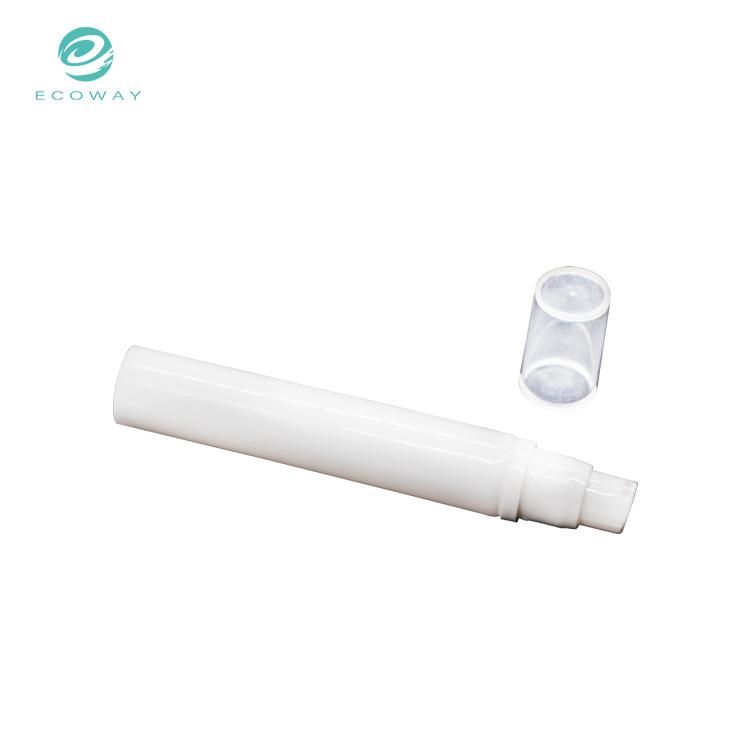 18ml Cosmetic Tube Customize at Will Wholesale Transparent Flap Cover Bare Tube Pump Head Tube