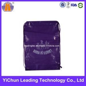 Colorful Plastic Laminated Drawstring Backpack Shopping Packing Packaging Bag