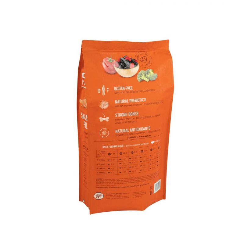 Reresealable Ziplock Stand up Dog Food Packaging Bag