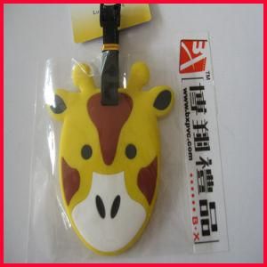 Soft PVC Baggage Tag Luggage Tag Promotional Gifts (bxpvc88)