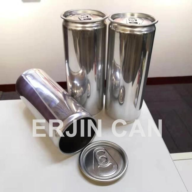 Erjin 2-PC Aluminum Blank Can Slim 250ml China
