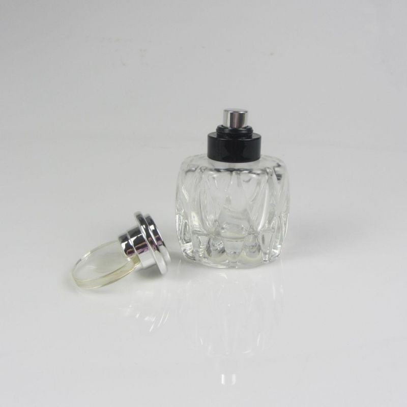 Cosmetic Luxury 50ml Refillable Glass Perfume Spray Bottle