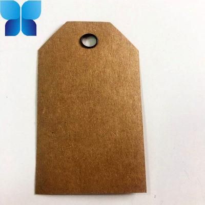 Customize Direct Factory in-Mould Round Hollow out Kraft Paper Hang Tag
