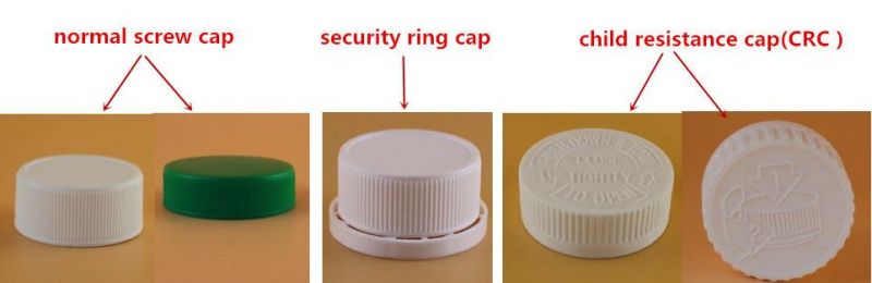 33/400 38/400 45/400 53/400 Plastic CRC Child-Resistant Cap for Pill Medicine Bottle