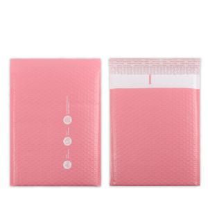 Customized Logo Pink Poly Bubble Envelope Padded Packaging Bag for Shipping Mailing