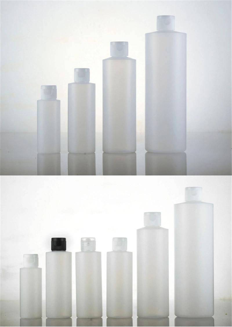 120ml 4oz PE Plastic Flip Cap Cosmetic Container Round Bottle