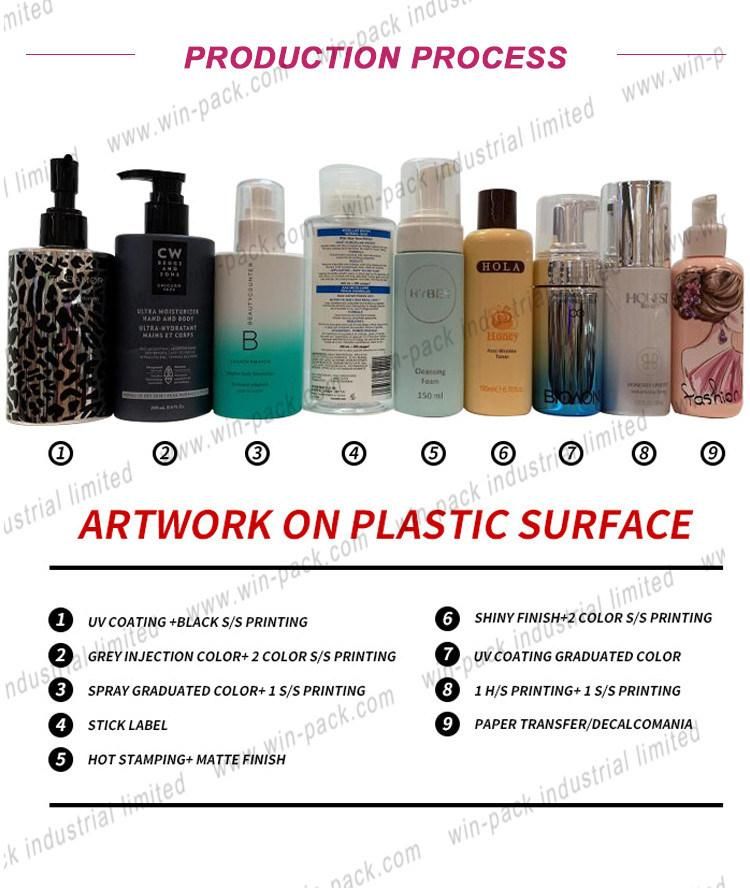 Cosmetic Serum Dropper Plastic 15ml Bottle for Skin Care Packing 15ml 50ml 100ml