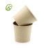 Eco Friendly Compostable Takeaway 8oz 12oz 16oz 26oz 32oz Biodegradable PLA Kraft Paper Disposable Noodle Soup Cup Bowl with Lid