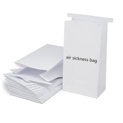 Custom Printed Disposable Bulk Outdoor Vomitin Air Sickness Plane Vomit Little Airsickness Paper Bags