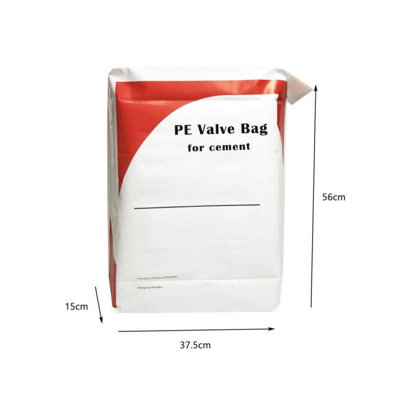Gypsum Powder 50kg Bag for 25kg Bag Dimension