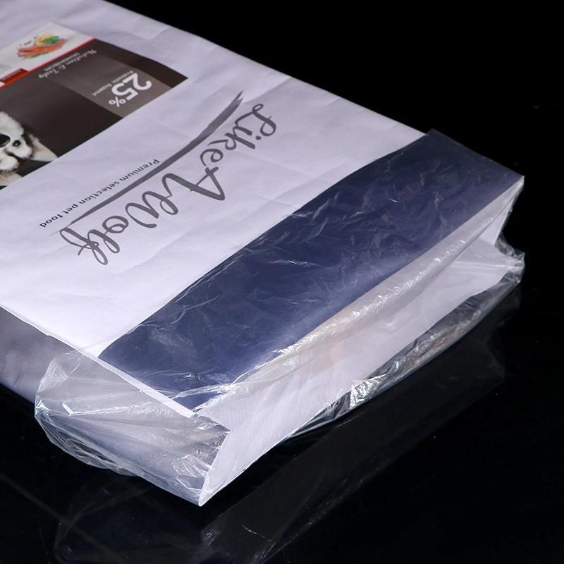 Cat Litter Clean Recyclable BOPP Laminated PP Woven Plastic Cat Litter Bag
