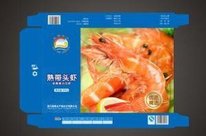 High Strength Custom Card Board Litho Printing Packaging Box for Fresh Seafood