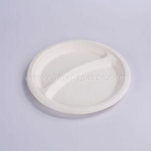 Biodegradable 9 Inch 2 COM Plate