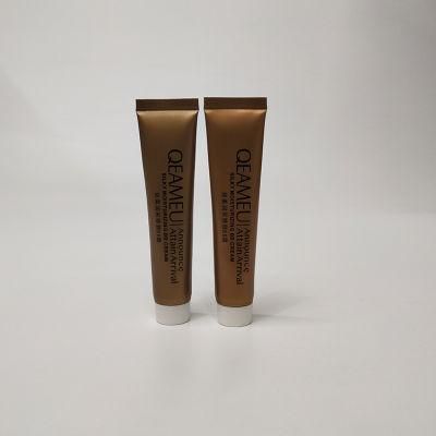 100ml Glossy Silkscreen Printing Cosmetic Plastic Tube for Face Wash Face Clean Hand Cream Packaging