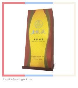 3D Lenticular Printing Wine Packaging Plastic Box