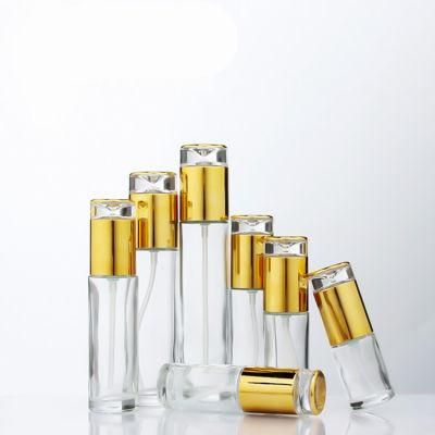 High Quality 100ml Clear Glass Perfume Bottle Spray for Cosmetic Packaging