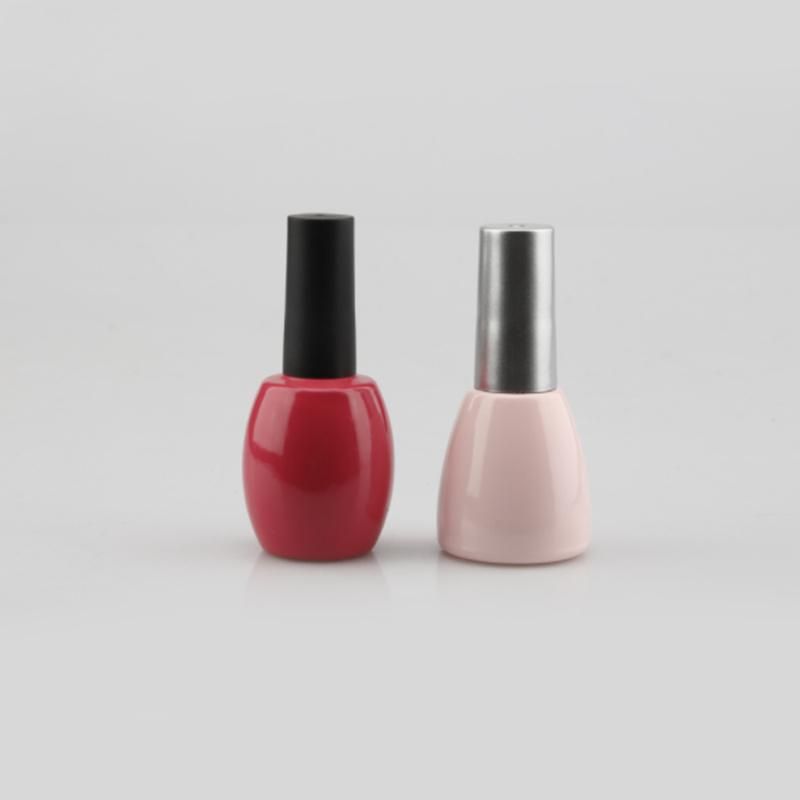 Private Label Custom Empty Glass Nail Polish Oil Bottles UV Gel Cosmetic Nail Bottle with Cap