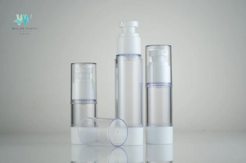 50ml Transparent Airless Bottle with Lotion Pump