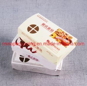 Custom Printing Food Grade Donut Packaging Egg Tart Box Paper Cardboard Display Box