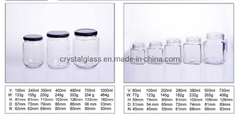 125ml 4oz Wide Mouth Glass Mason Jar for Jam Canning Food Storage Jar