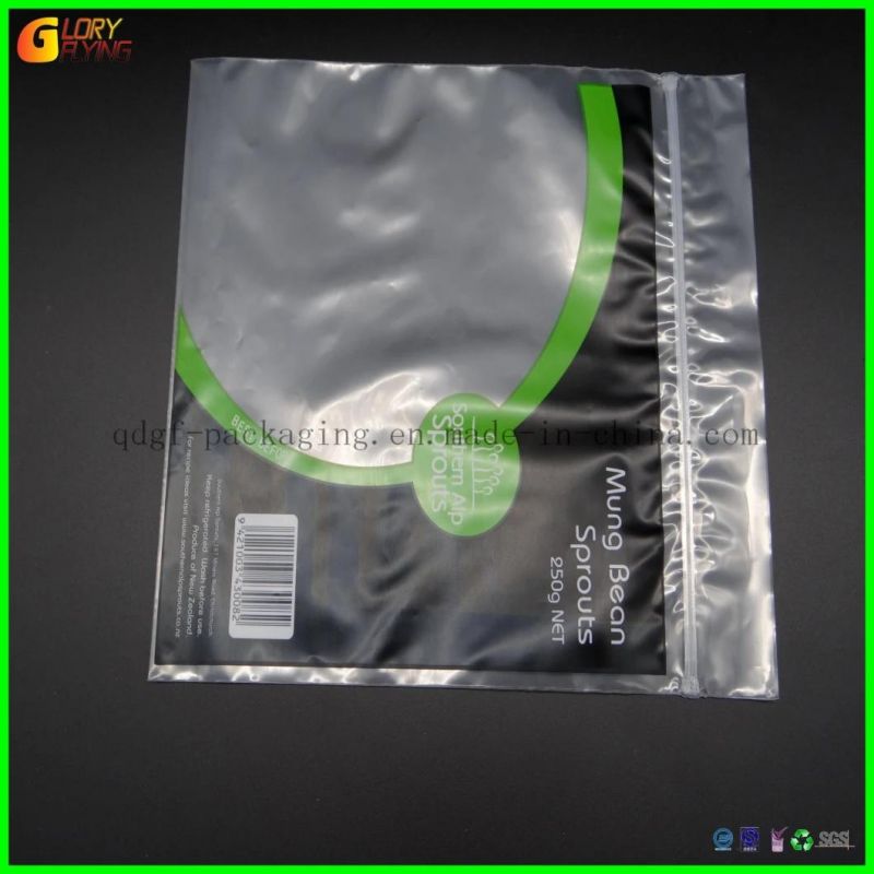 Customized Printed Plastic Zipper Tobacco Cigar Packaging Bag