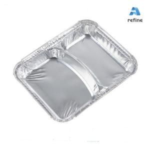 2c230 Compartment Foil Container for Fast Food