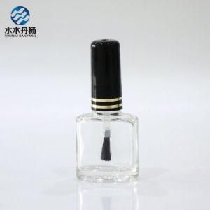7.5ml Clear Transparent Flat Custom Empty Nail Polish Bottle