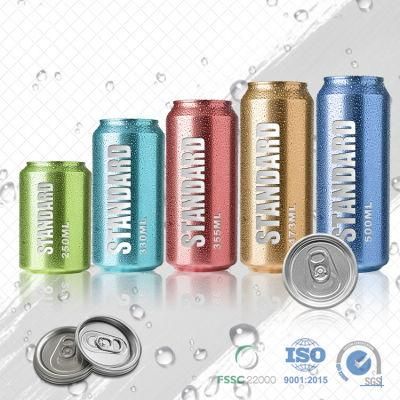500ml Standard Customized Coconut Water Seltzer Blank Empty Aluminum Can 500ml