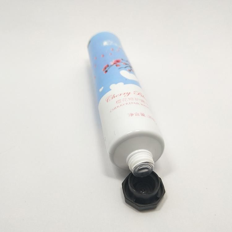 Empty 100ml Clear Plastic Tube Flip Top Cap, Face Wash Cream Soft Tubes Packaging for Cosmetics