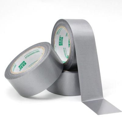 Reinforced Strong Viscosity Air Conditioner Floor Pipe Fabric Repair Used Packing Decoration Silver Cloth Gaffer Duct Tape