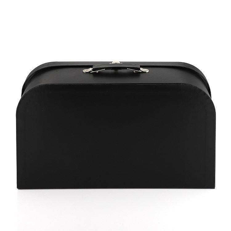 Luxury Cardboard Hair Paper Foldable Carrying Suitcase Packaging Box with Handle