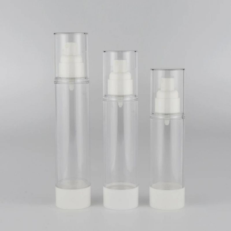 Ready to Ship 5ml 10ml 12ml 15ml Mini Atomizer White Head Mist Airless Spray Bottle Packaging Cosmetic Airless Pump Bottle