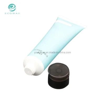 Blue Bottle Customized Empty Soft Face Clean Packaging Face Wash Tube