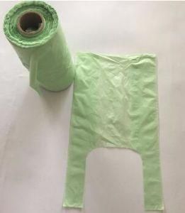 100% Compostable and Biodegradable T-Shirt Bag on a Roll Singlet Bag on a Roll Vegetable Bag on Rolls