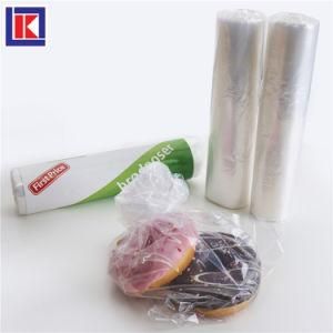 LDPE Plastic Food Packing Bag Bread Packaging Bag with Twist Tie