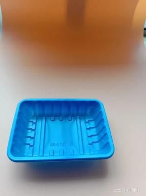 Custom disposable plastic packing tray , clear plastic blister tray