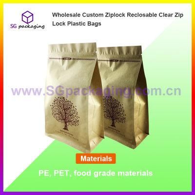 Wholesale Custom Ziplock Reclosable Clear Zip Lock Plastic Bags